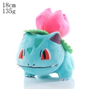 Plush Dinosaur Toy - Teal and Pink